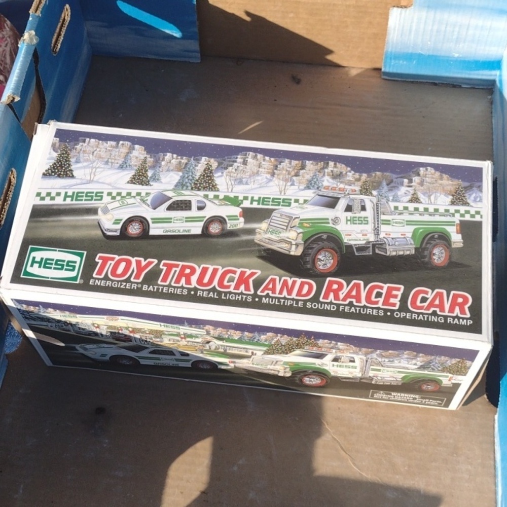 Hess Toy Truck and Race Car